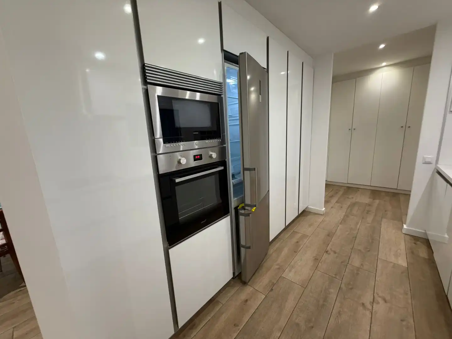 Cocina de Piso de alquiler en Lleida con Aire acondicionado, Amueblado y Horno