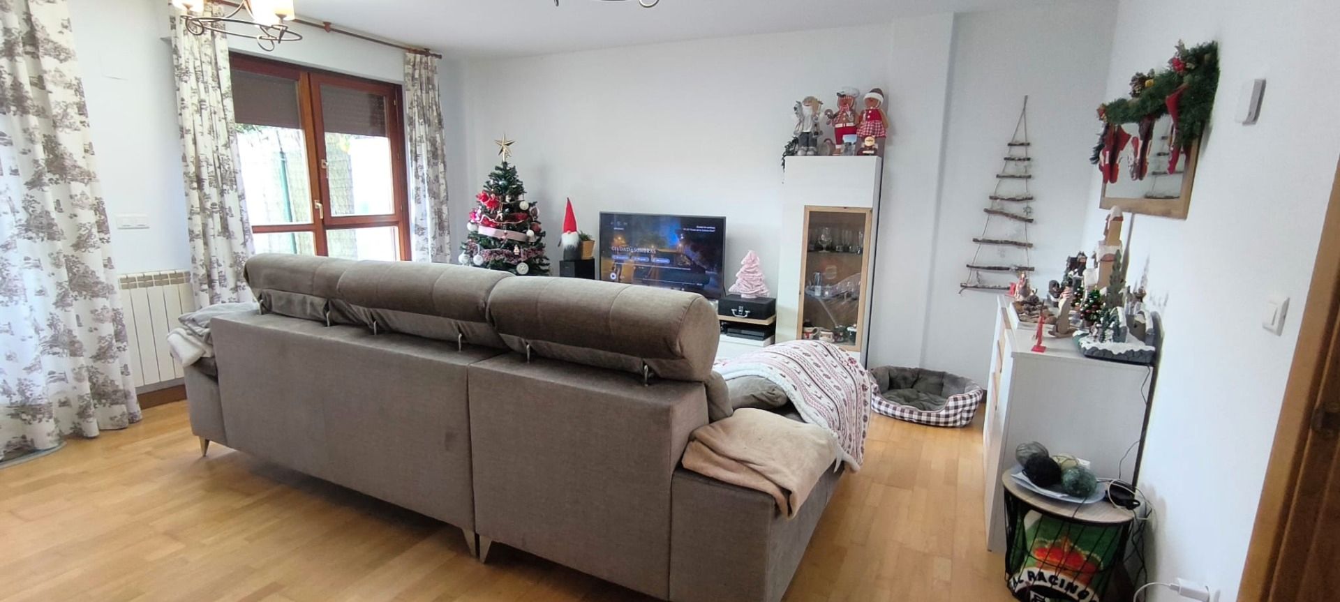 Living room of Single-family semi-detached for sale in Castañeda  with Heating, Private garden and Terrace