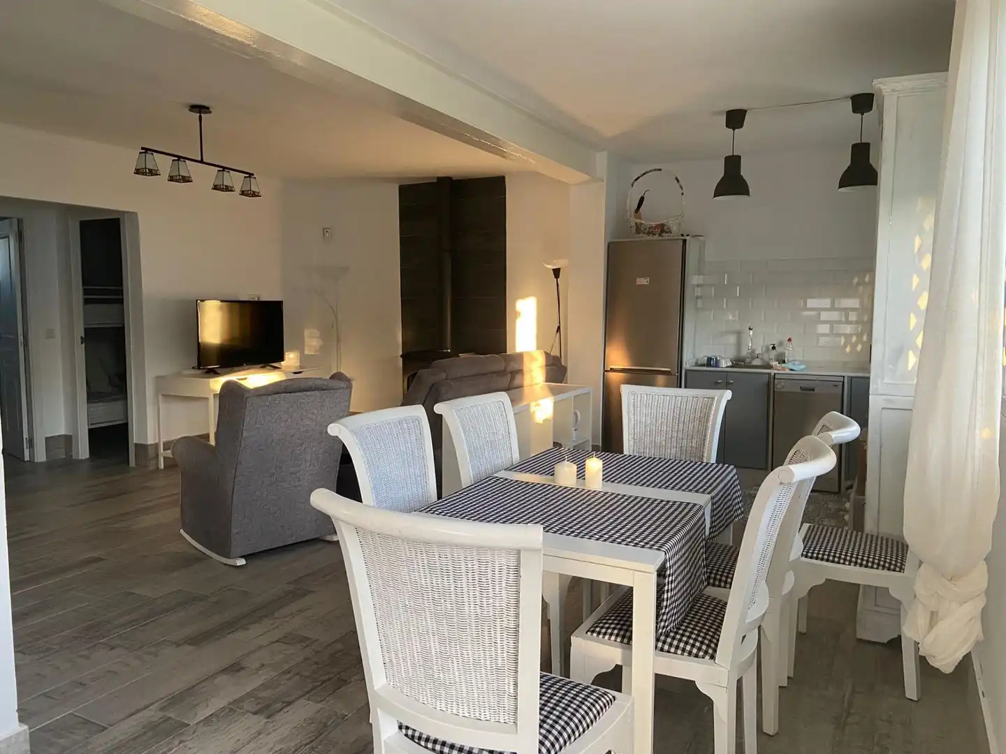Comedor de Casa o chalet de alquiler en Chiclana de la Frontera con Aire acondicionado, Jardín privado y Terraza
