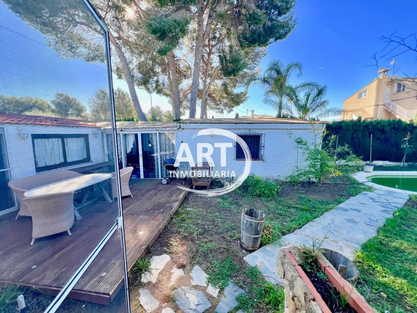 Garden of Houses for sale in L'Eliana  with Air Conditioner, Heating and Private garden