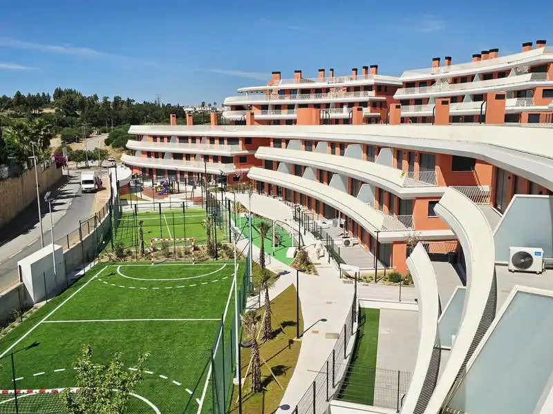 Vista exterior de Apartament de lloguer en Mijas amb Aire condicionat, Calefacció i Terrassa