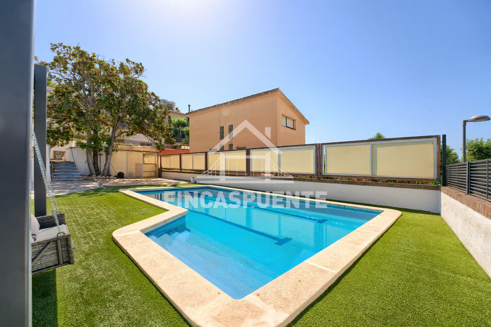 Jardín de Casa o chalet en venta en Tiana con Jardín privado, Terraza y Piscina
