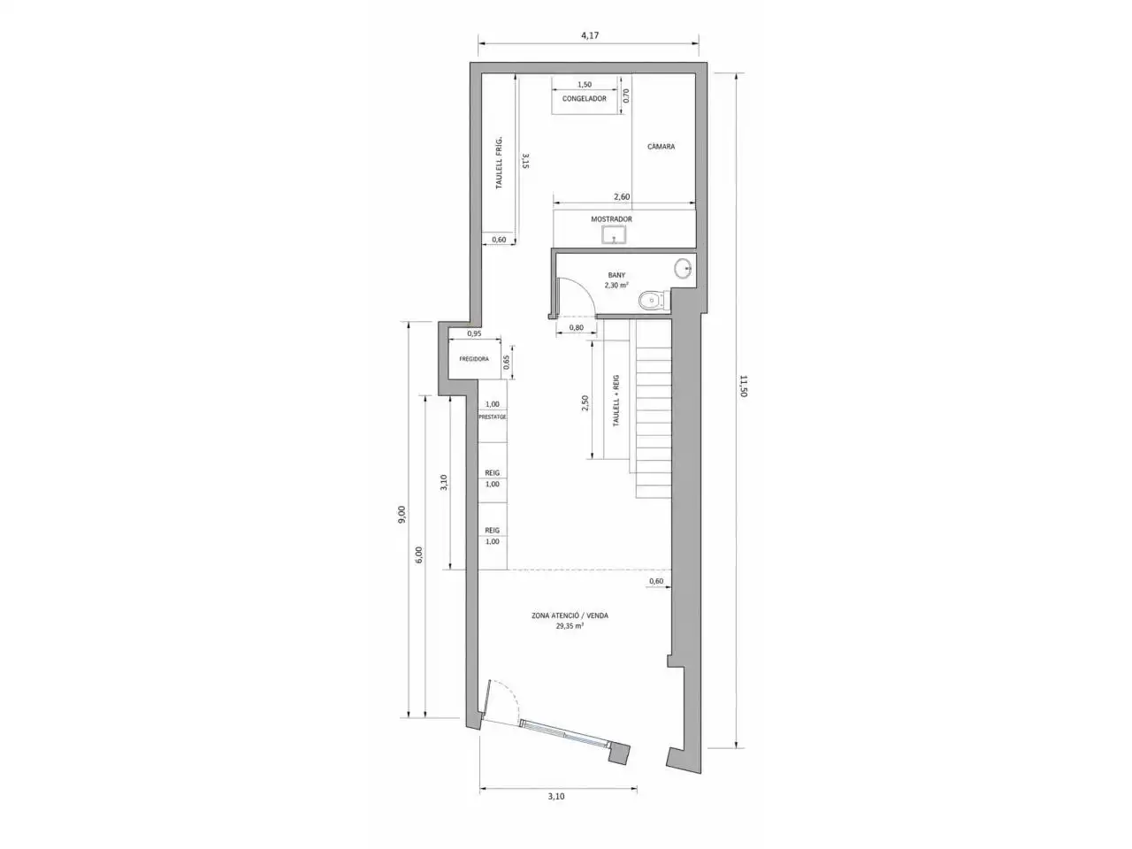 Gewerbefläche zur Übernahme in Calle Ballesteries, imagen 6