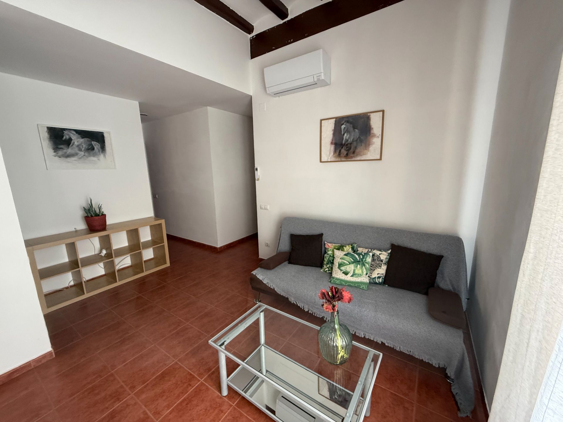 Living room of Apartment to rent in  Tarragona Capital  with Air Conditioner, Heating and Furnished