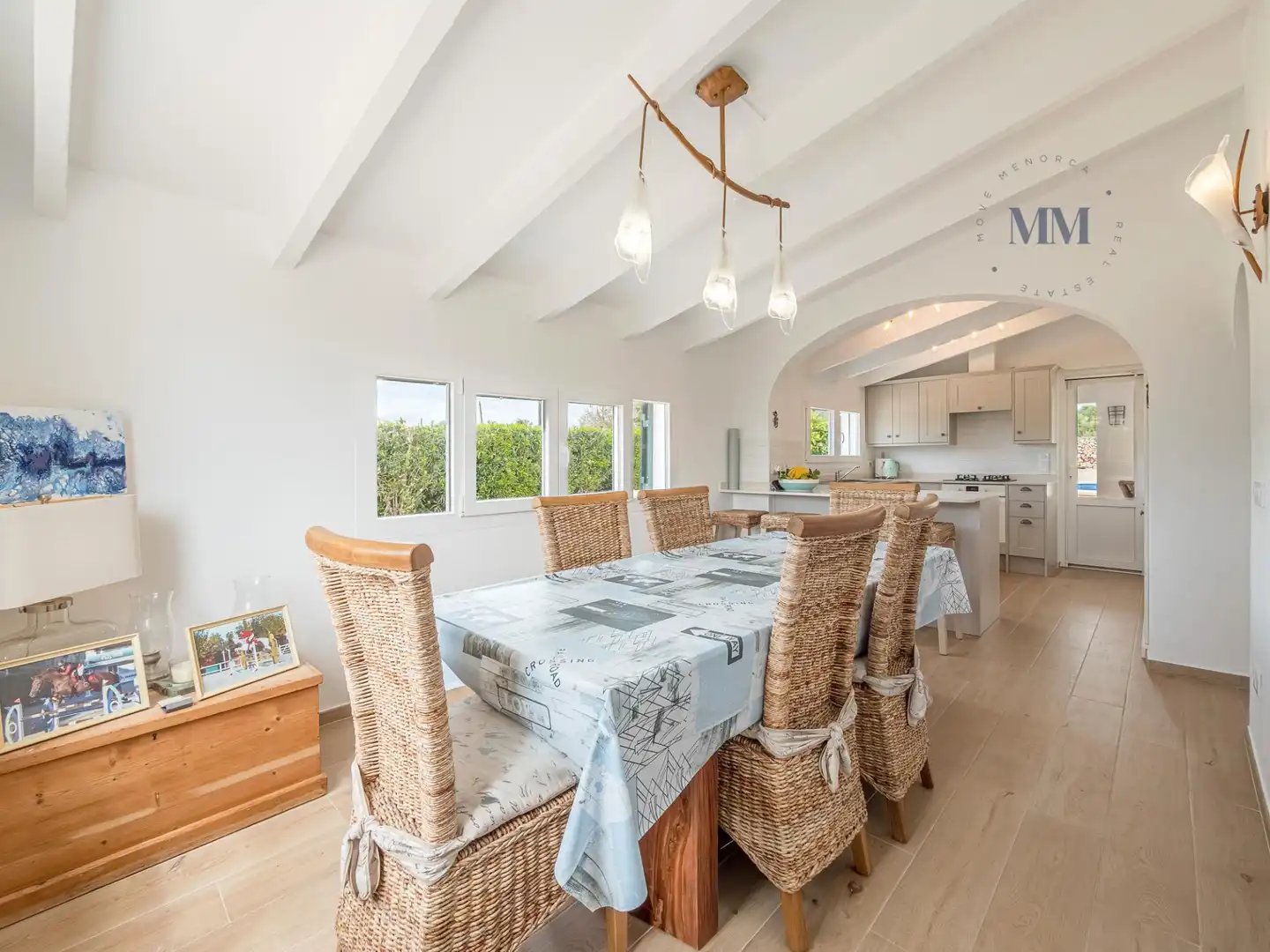 Comedor de Casa o chalet en venta en Sant Lluís con Aire acondicionado, Jardín privado y Terraza