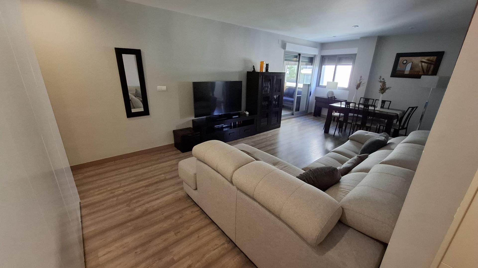 Living room of Flat to rent in Elche / Elx  with Air Conditioner, Private garden and Terrace