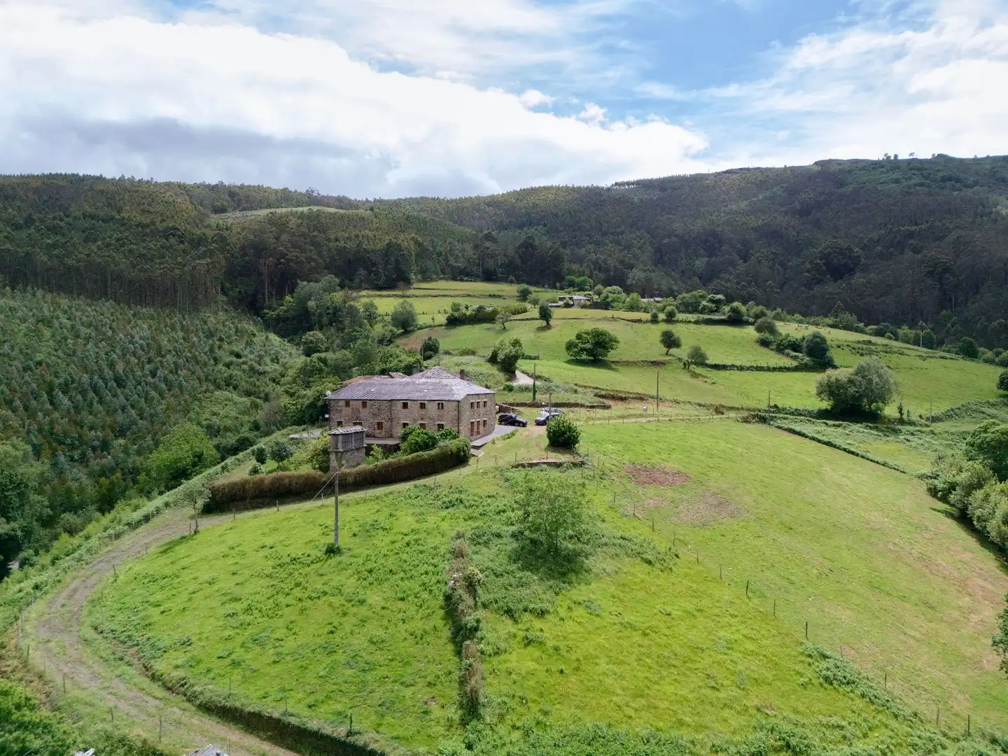 Vista exterior de Casa o chalet en venta en Ourol, Lugo