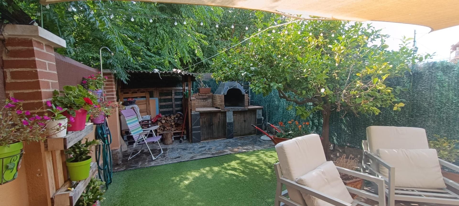 Terraza de Casa adosada en venta en Banyeres del Penedès con Aire acondicionado, Jardín privado y Terraza