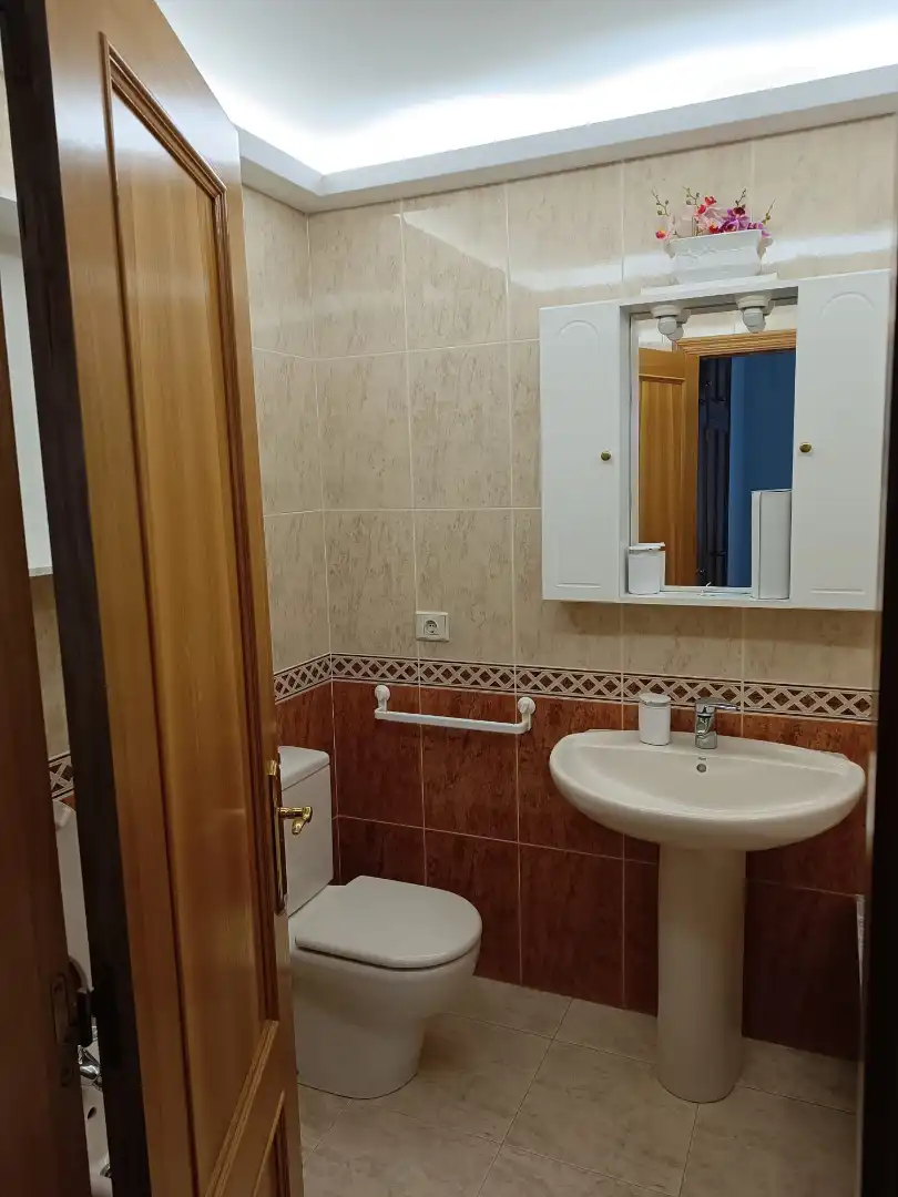 Bathroom of Apartments for rent in Lugo  with Heating, Storage room and Furnished