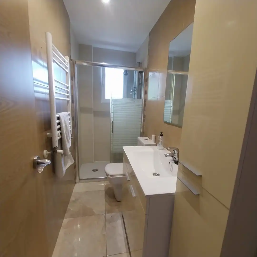 Bathroom of Flat for sale in Valladolid  with Heating, Parquet flooring and Terrace
