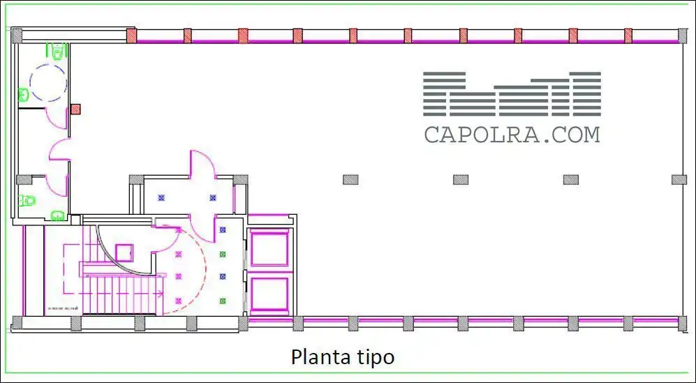 Büro zur Miete in Barcelona mit Klimaanlage, Heizung und Abstellraum