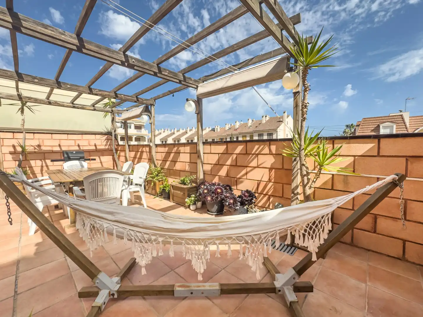 Terraza de Dúplex de alquiler en Santa Pola con Terraza, Trastero y Piscina