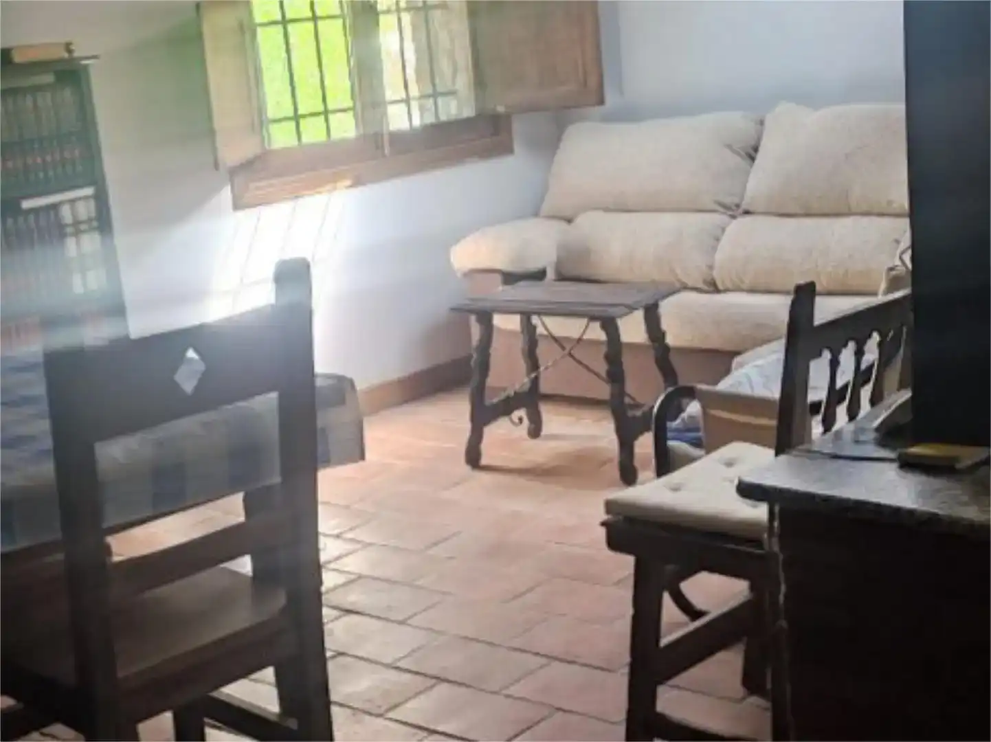 Sala de estar de Piso en venta en Losar de la Vera con Jardín privado, Parquet y Trastero