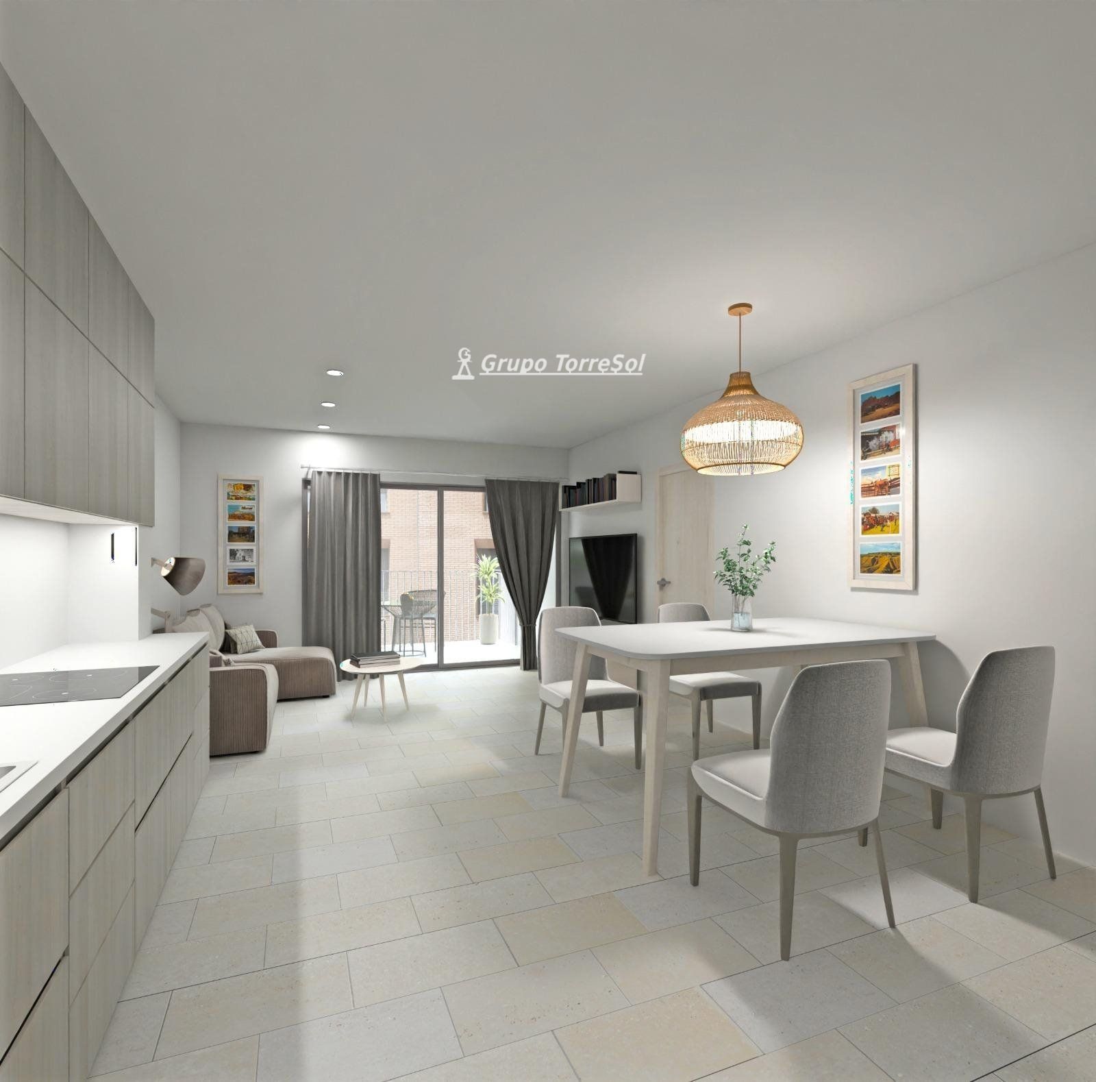 Living room of Flat for sale in Torredembarra  with Air Conditioner, Heating and Terrace