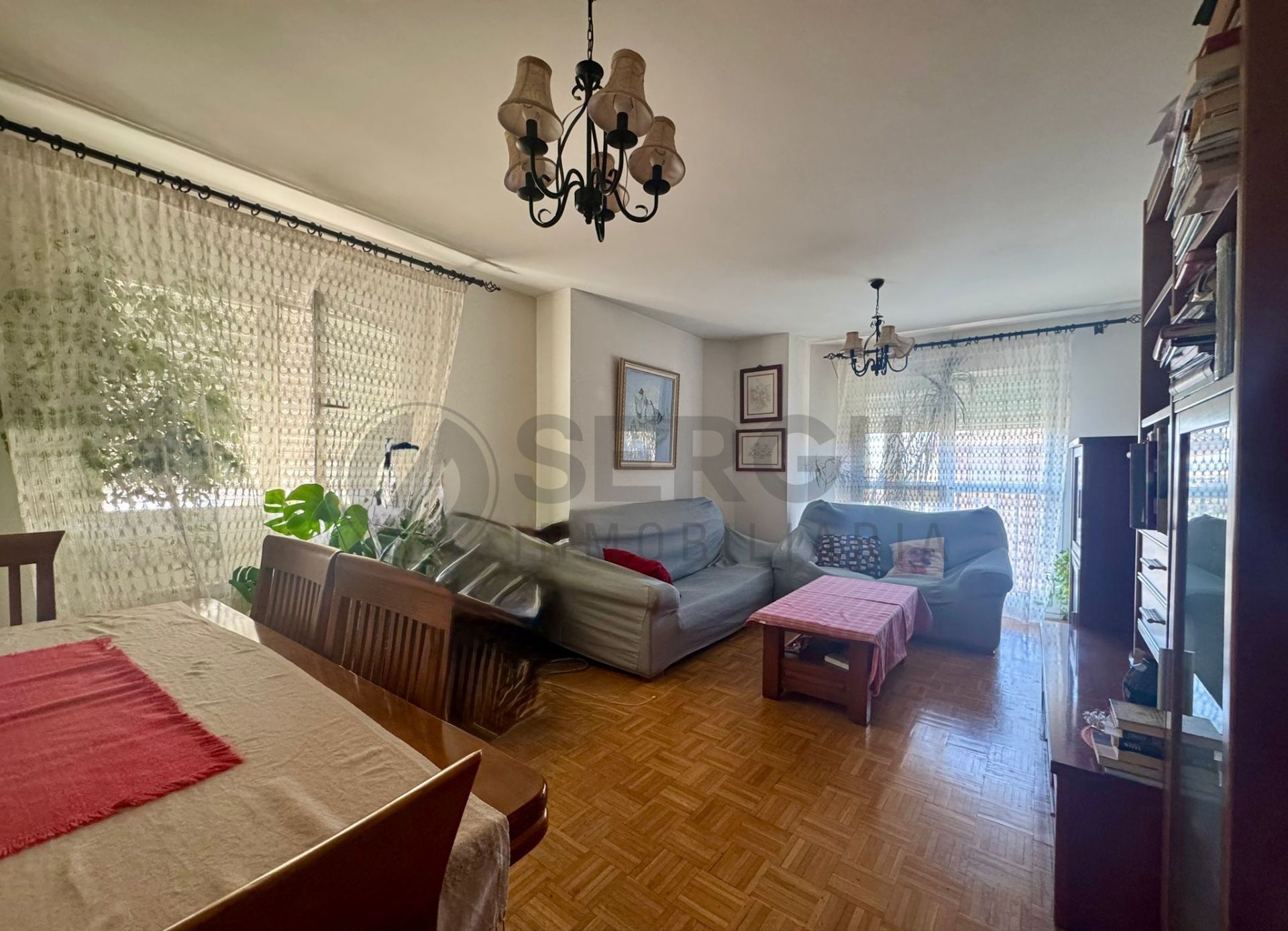 Living room of Flat for sale in Palazuelos de Eresma  with Heating, Storage room and Furnished