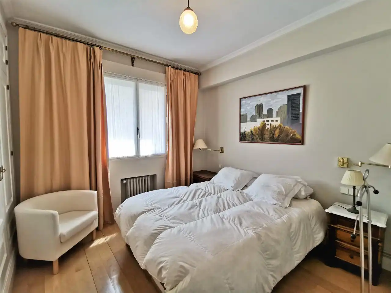 Bedroom of Apartments for rent in Madrid  with Air Conditioner, Heating and Storage room