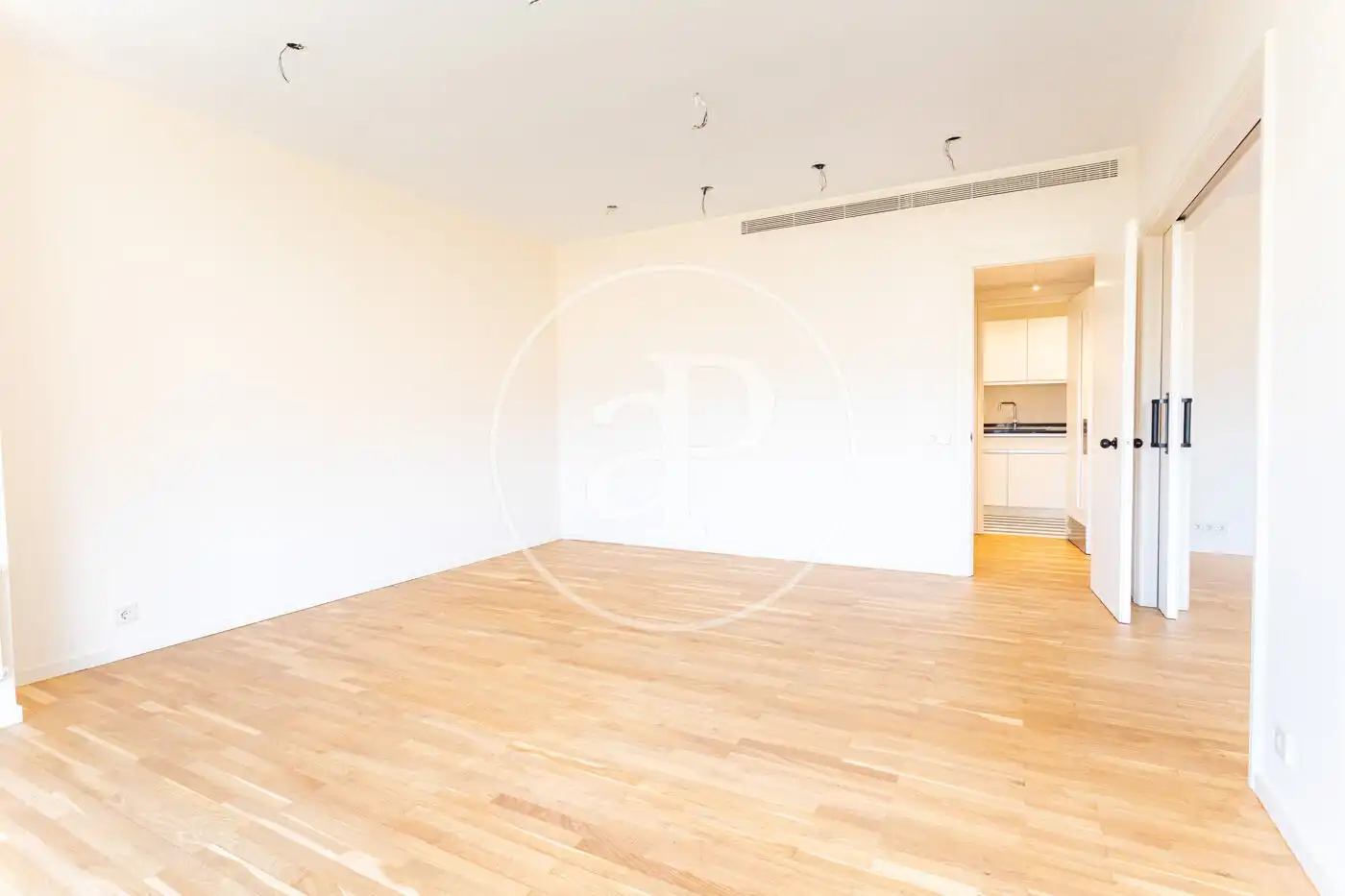 Living room of Flat for rent in Barcelona  with Air Conditioner, Heating and Private garden