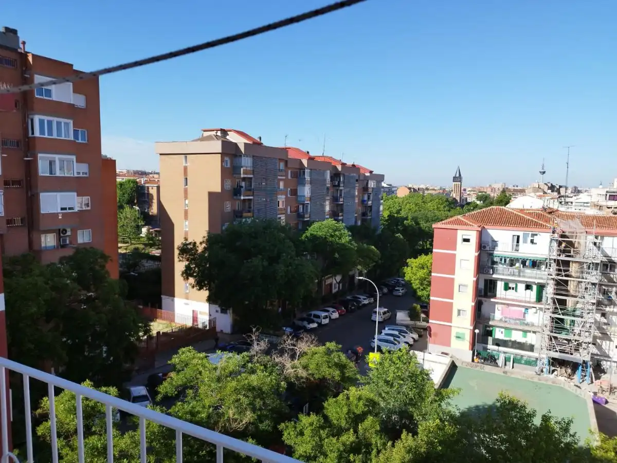 Außenansicht von Wohnung zur untervermieten in Madrid mit Heizung, Terrasse und Möbliert