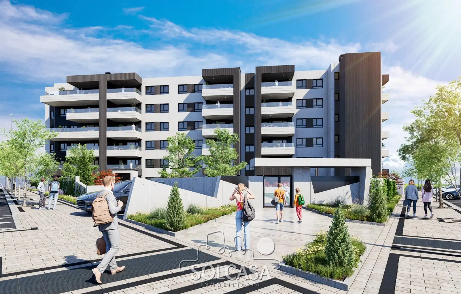 Vista exterior de Piso en venta en Valladolid con Calefacción, Jardín privado y Parquet
