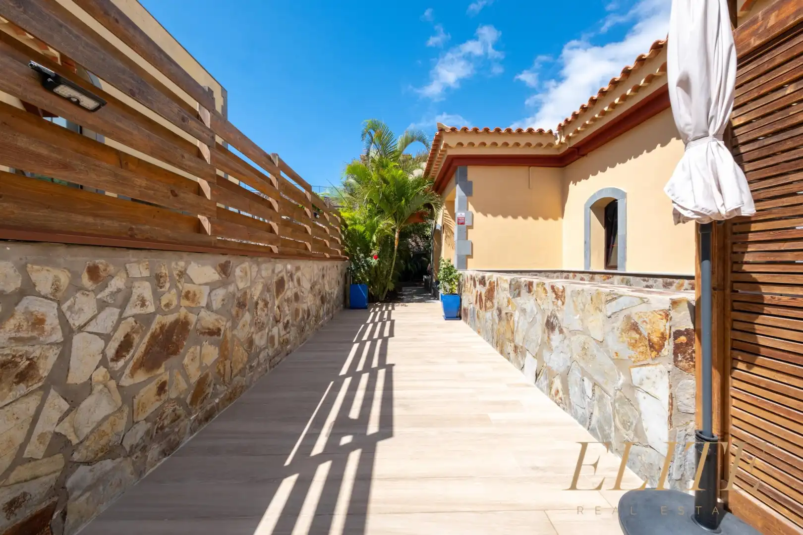 Terrassa de Casa o xalet en venda en Salobre Golf