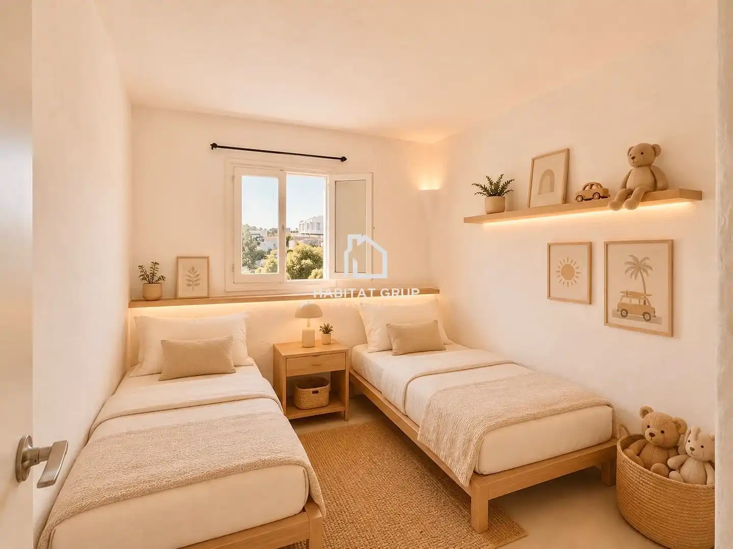 Bedroom of Flat for sale in Sant Lluís  with Heating and Private garden