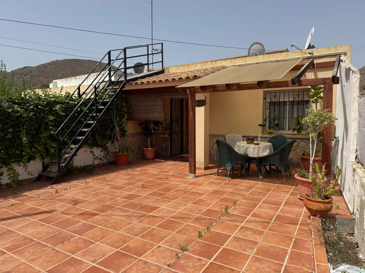 Terrassa de Casa o xalet en venda en Cartagena amb Aire condicionat, Calefacció i Jardí privat