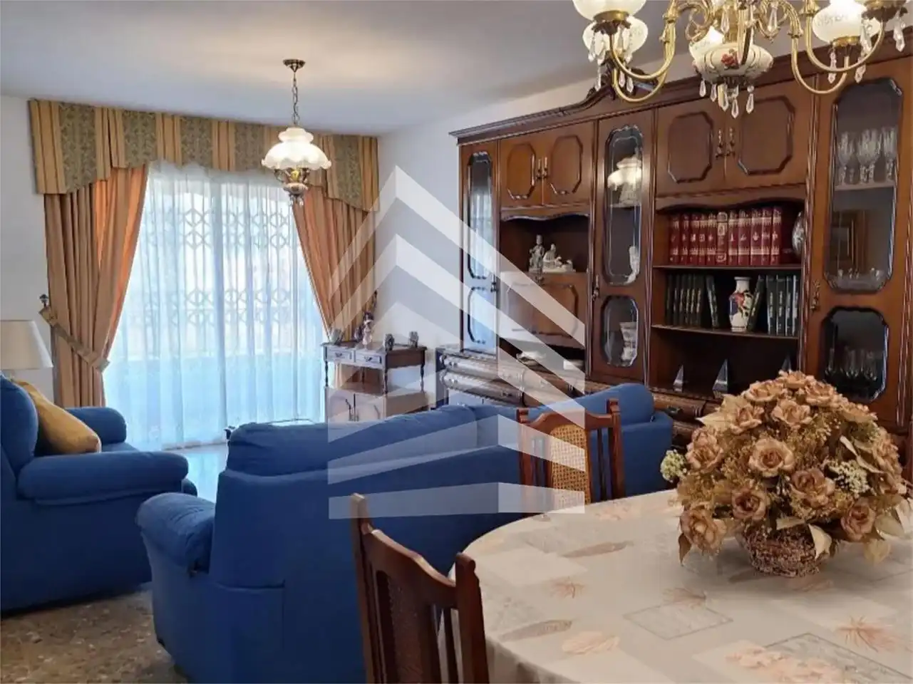 Sala d'estar de Pis en venda en Barcelona amb Aire condicionat, Calefacció i Terrassa