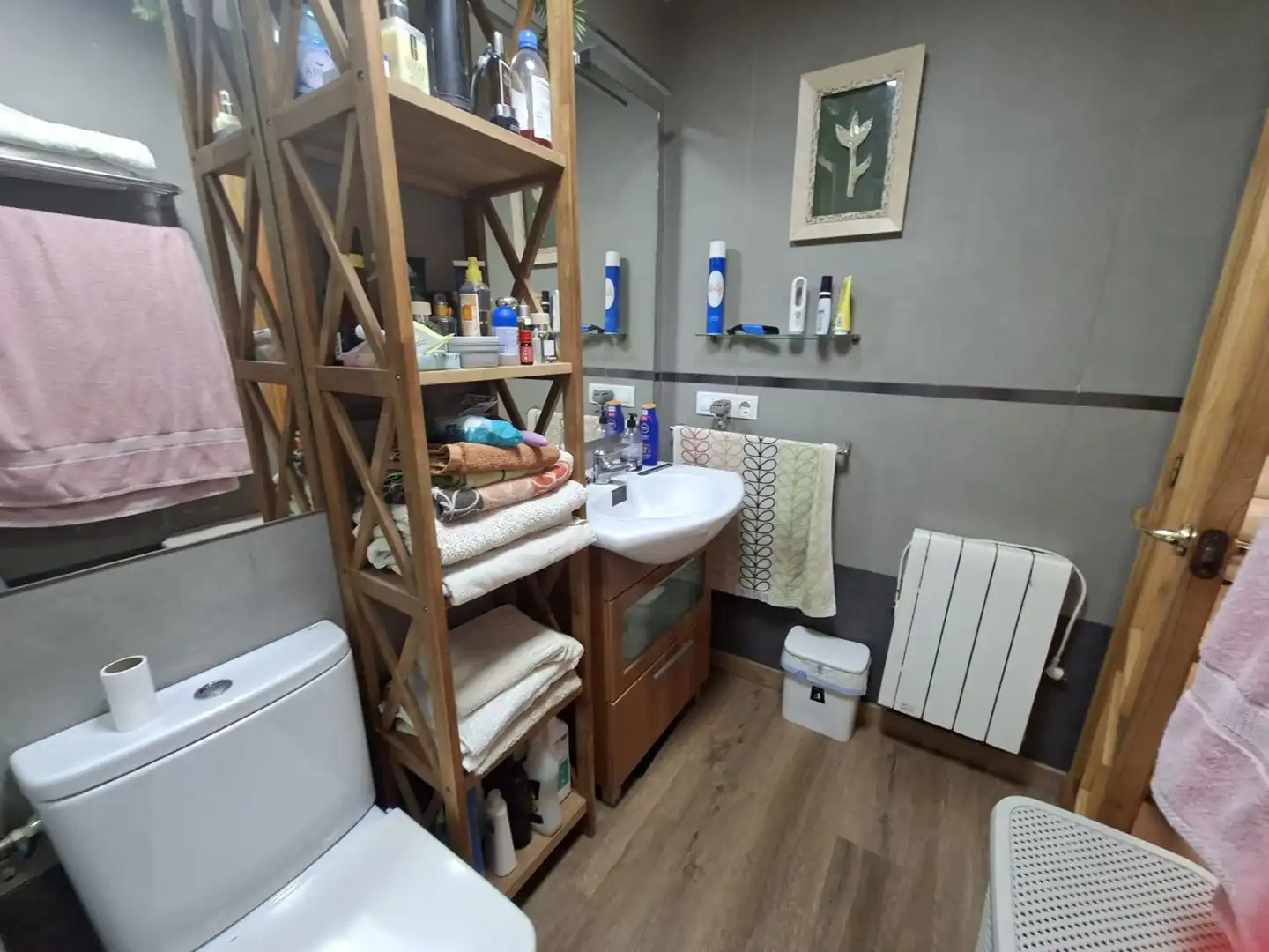 Badezimmer von Wohnung zum Verkauf in Nules mit Klimaanlage, Parkett und Terrasse