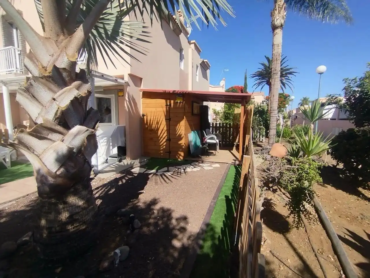 Jardí de Dúplex en venda en San Bartolomé de Tirajana amb Aire condicionat, Jardí privat i Terrassa