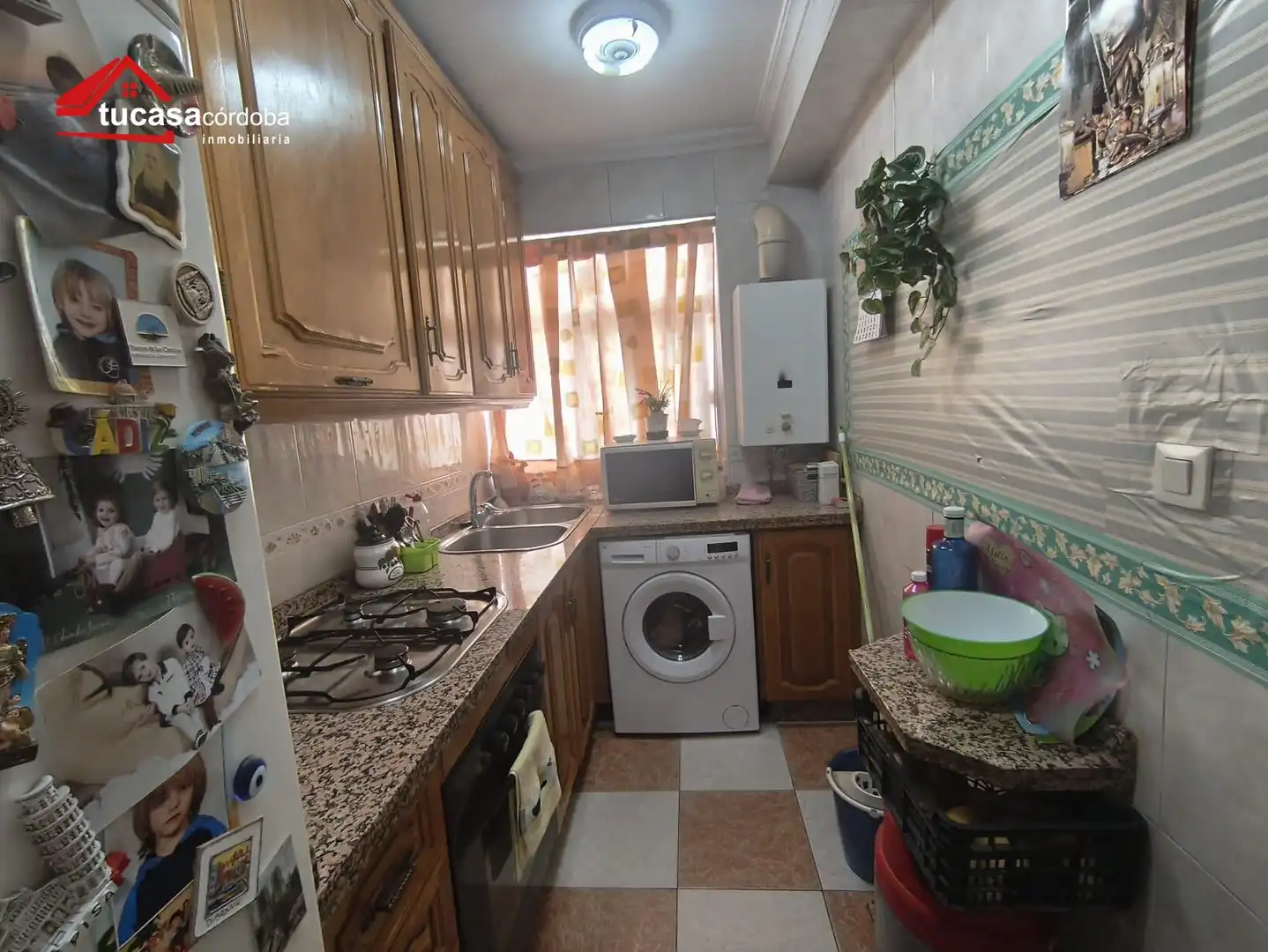 Kitchen of Flat for sale in Córdoba  with Air Conditioner, Terrace and Furnished