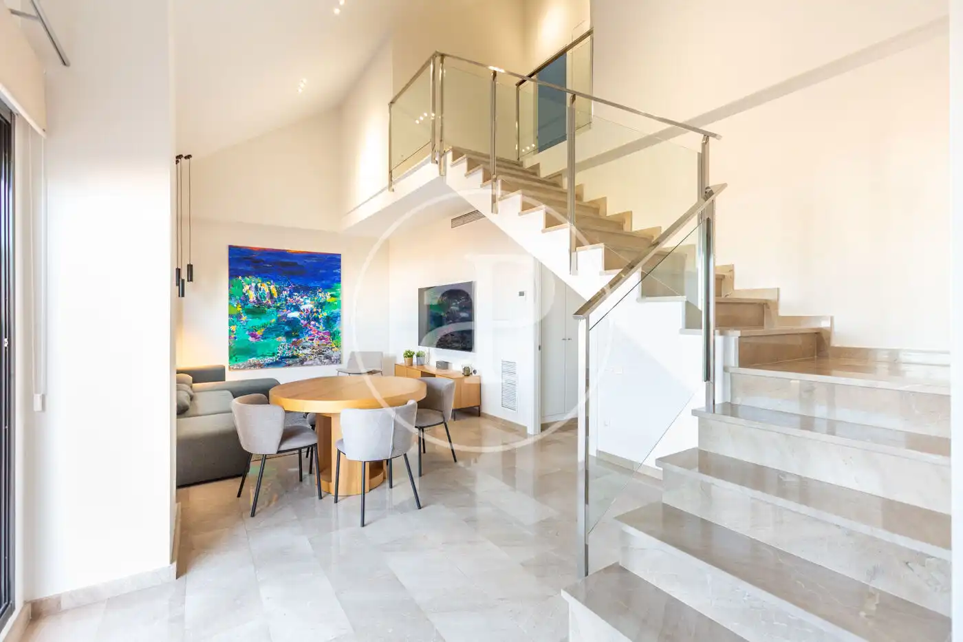 Sala de estar de Ático en venta en Valencia con Aire acondicionado, Calefacción y Terraza