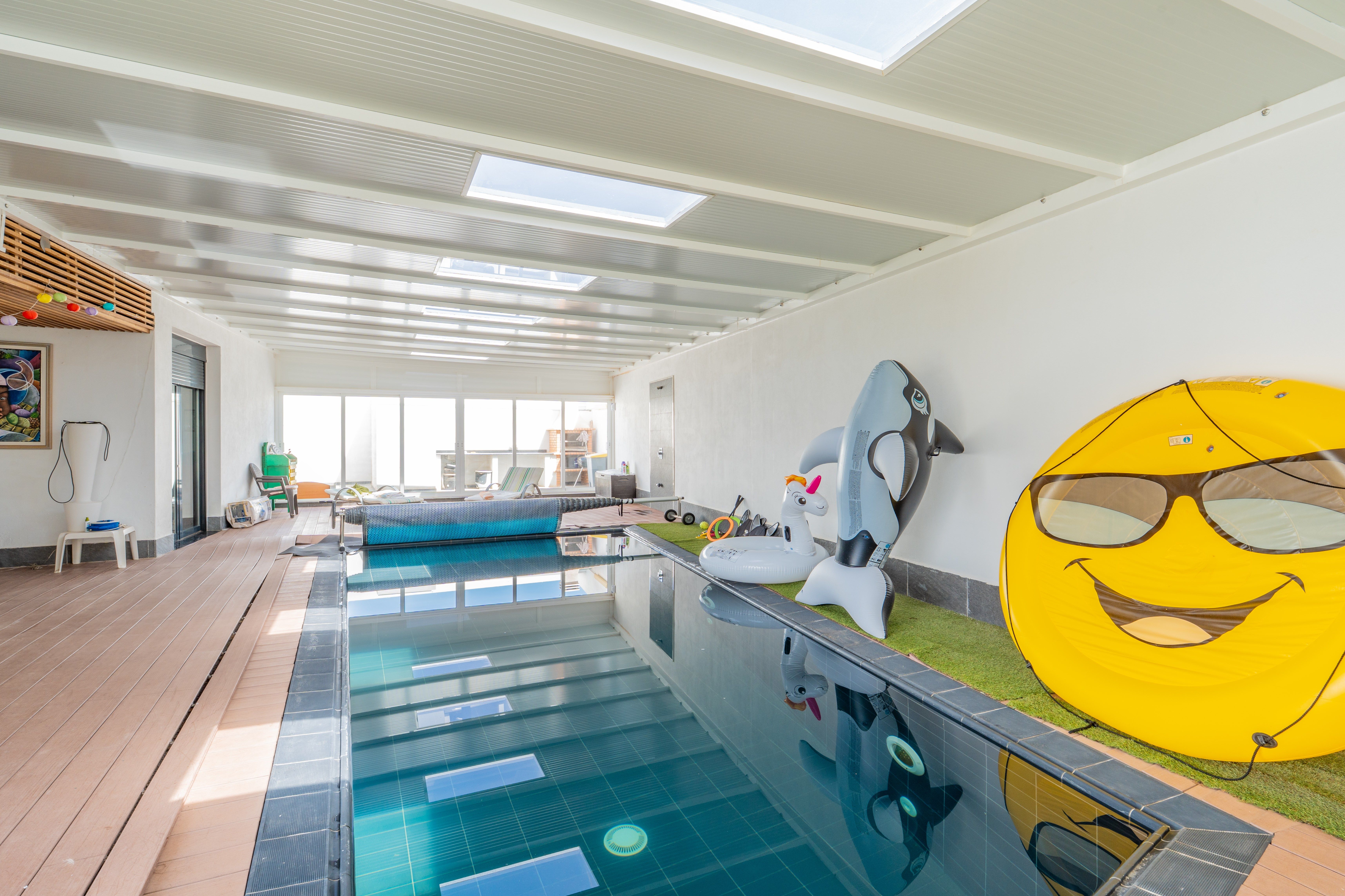 Swimming pool of House or chalet for sale in Puerto del Rosario  with Air Conditioner, Heating and Terrace