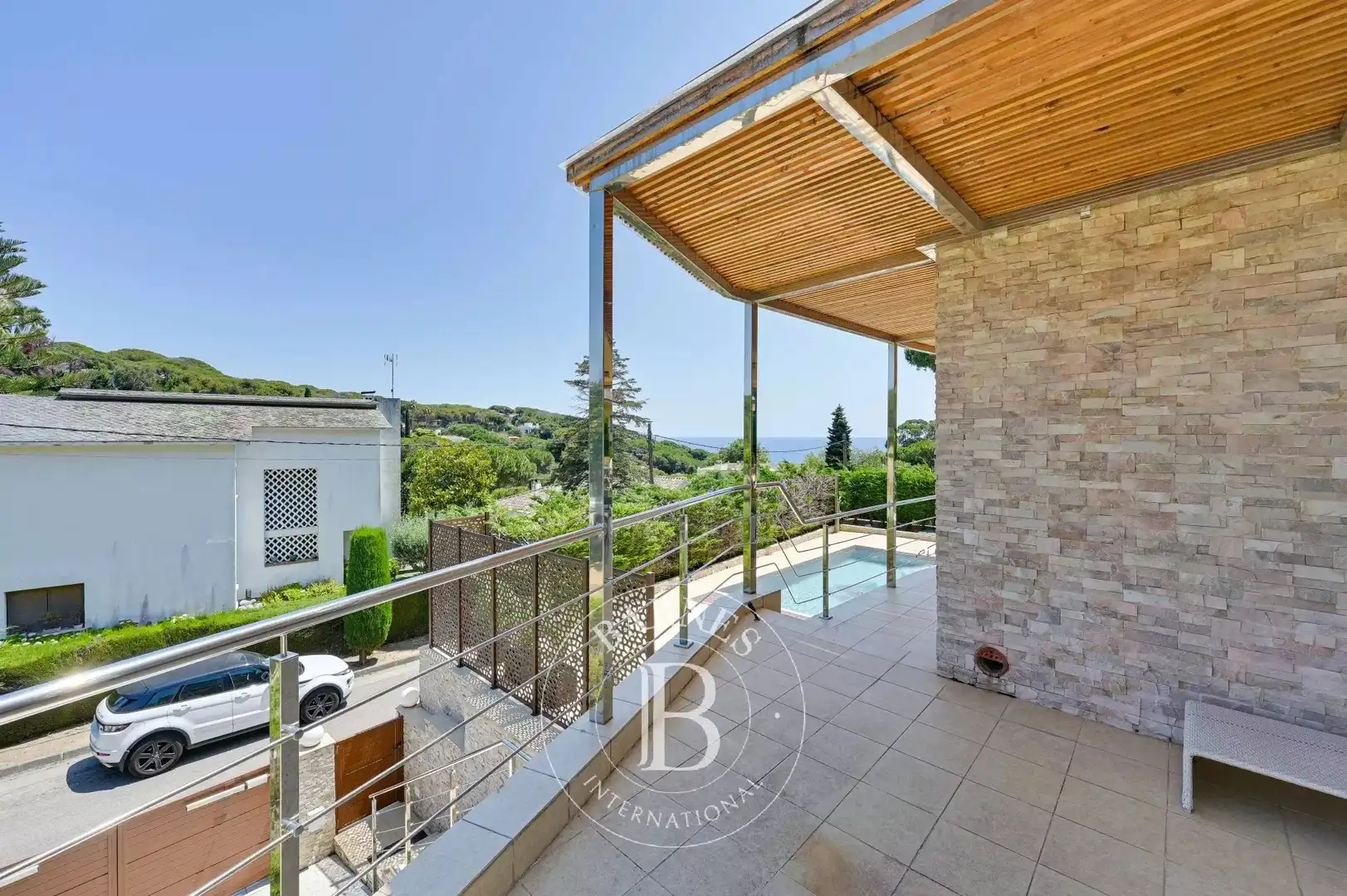 Terraza de Casa o chalet en venta en Lloret de Mar con Aire acondicionado, Calefacción y Jardín privado
