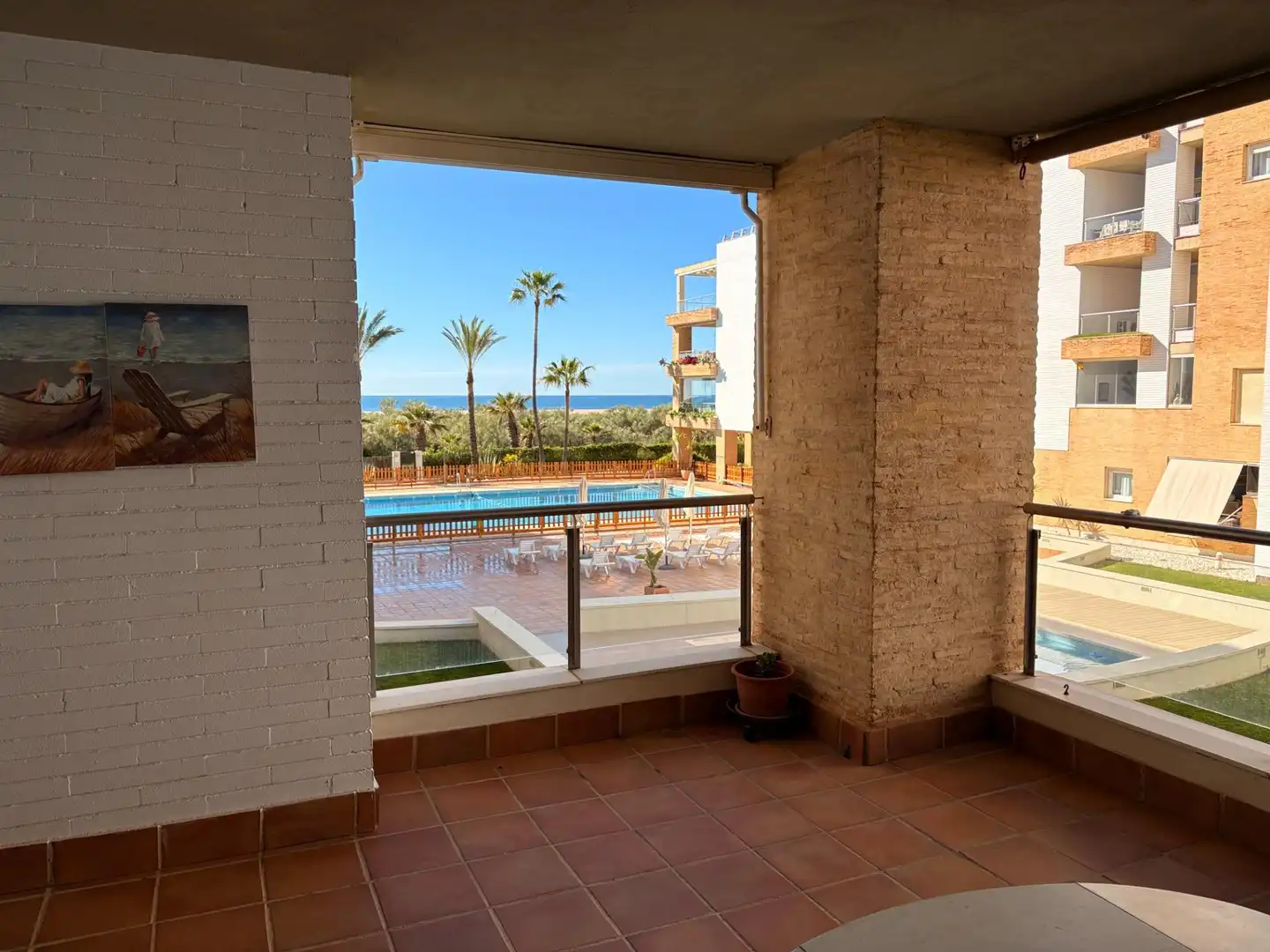 Terraza de Apartamento en venta en Ayamonte con Aire acondicionado, Terraza y Piscina comunitaria