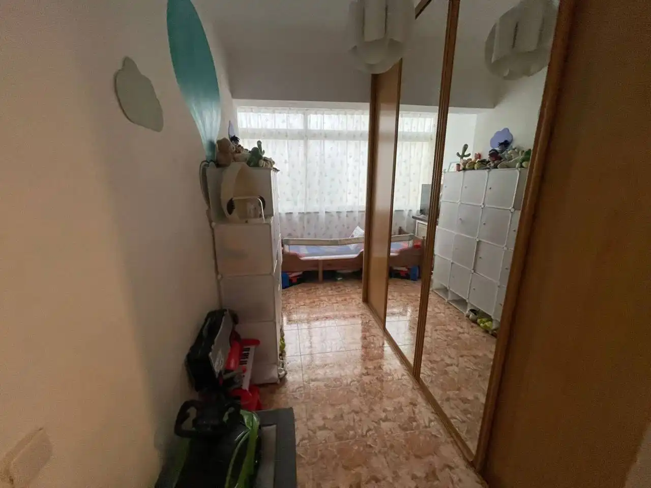 Schlafzimmer von Wohnung zum Verkauf in  Palma de Mallorca mit Klimaanlage und Balkon