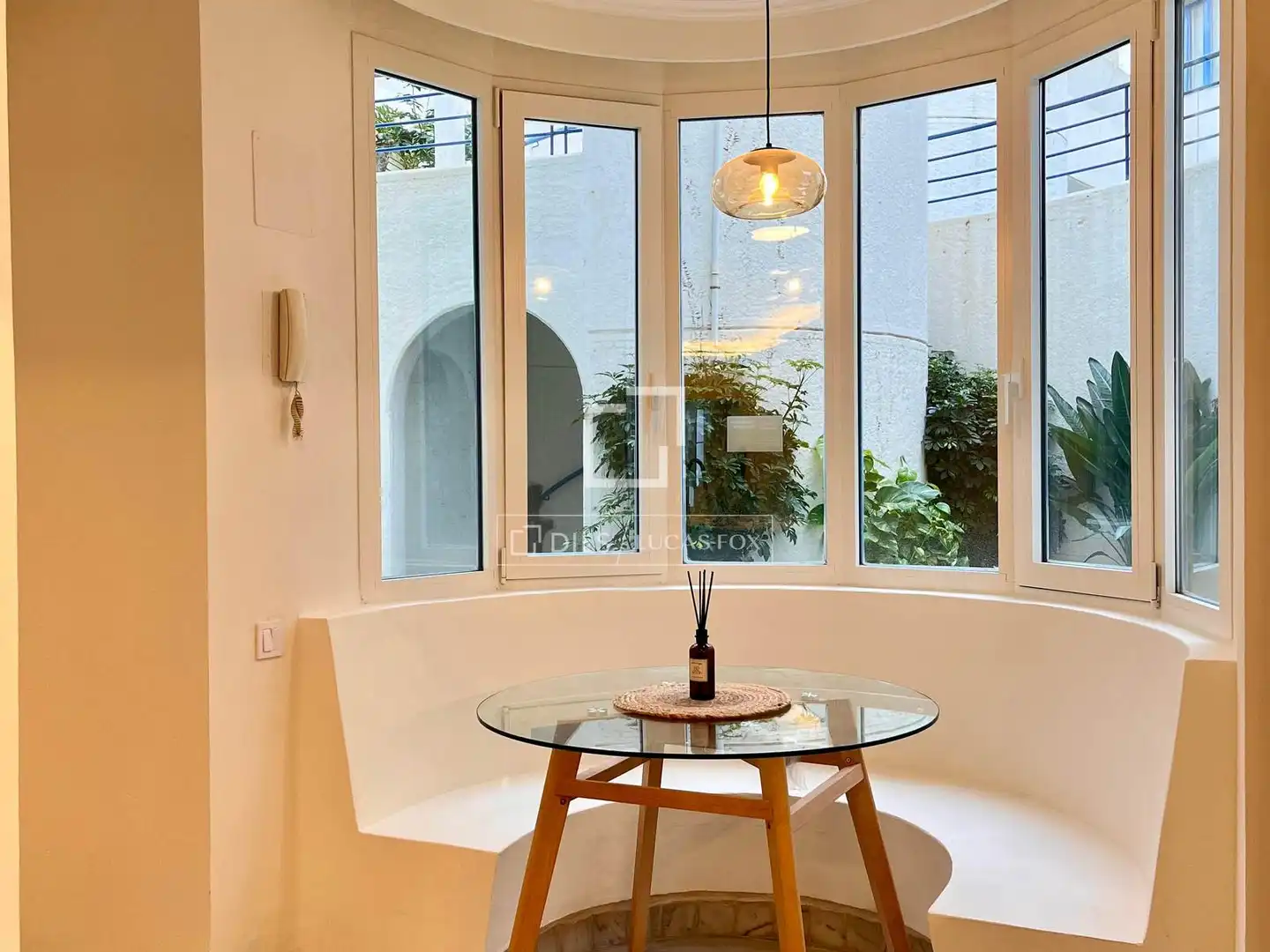 Dining room of Flat for sale in Marbella  with Air Conditioner, Private garden and Storage room
