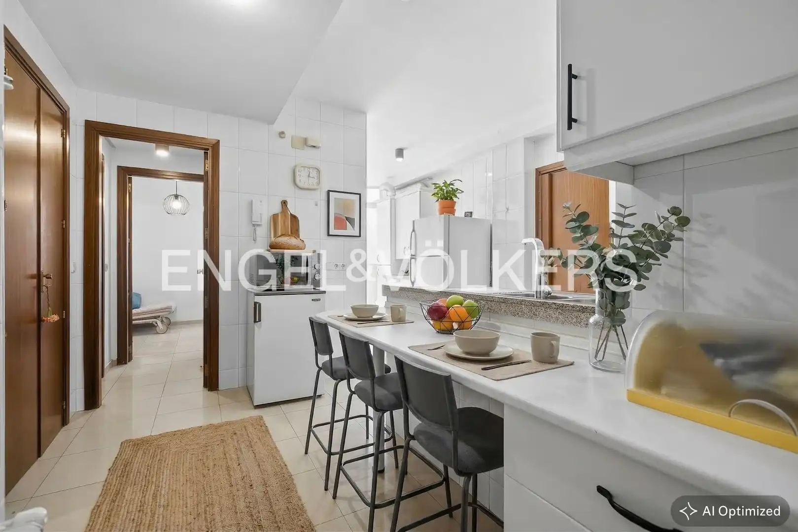 Kitchen of Flat for sale in Sevilla  with Air Conditioner, Heating and Balcony