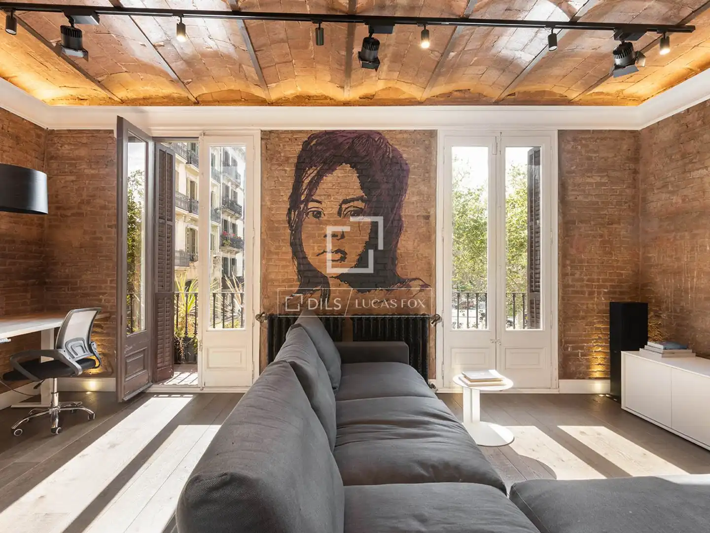 Living room of Flat for sale in Barcelona  with Air Conditioner, Heating and Terrace