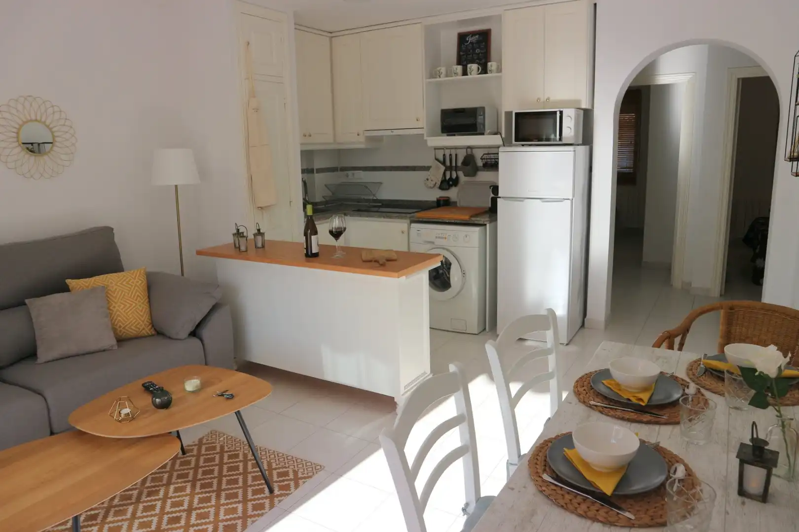 Kitchen of Apartments for rent in Dénia  with Air Conditioner, Heating and Terrace