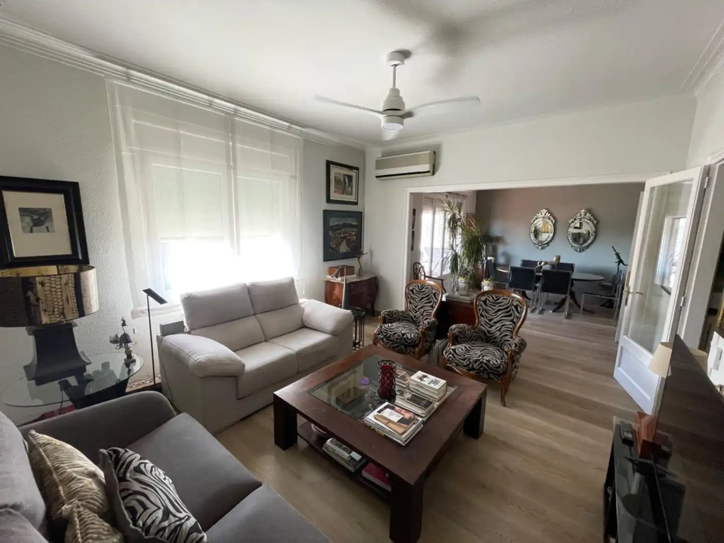 Living room of Flat for sale in Lleida  with Heating, Parquet flooring and Storage room