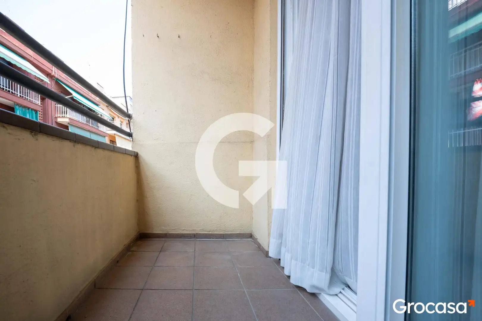 Balcony of Flat for sale in Mataró  with Heating, Oven and TV