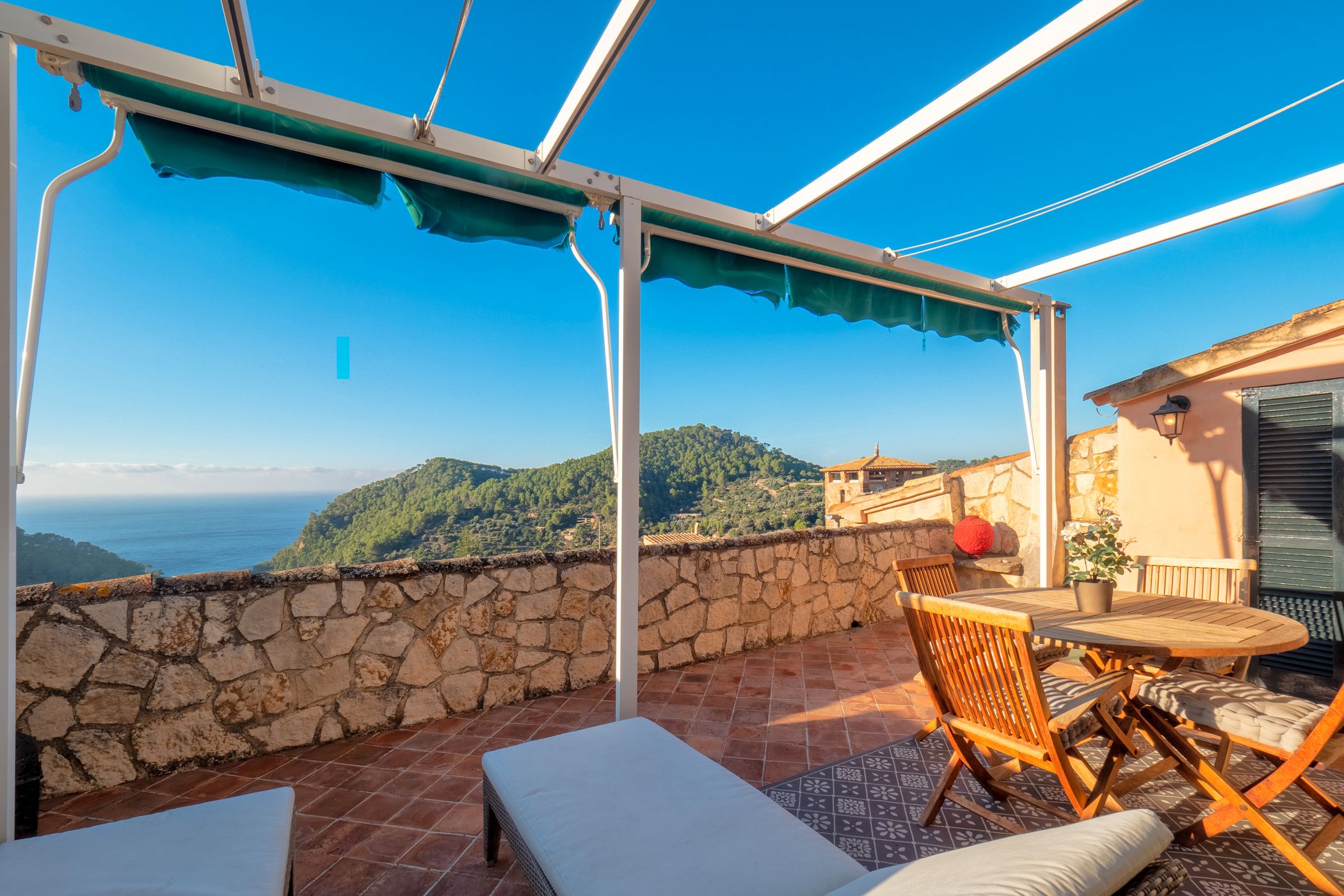 Terrace of Attic to rent in Estellencs  with Air Conditioner and Furnished