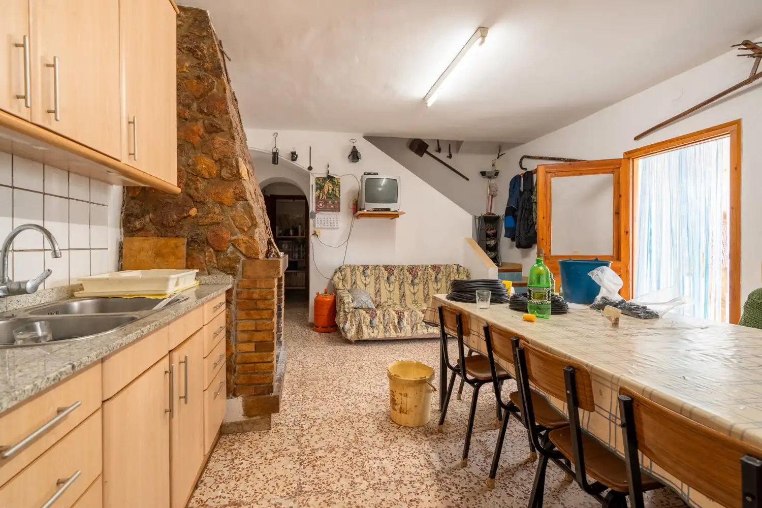 Kitchen of Country homes for sale in Camarles  with Storage room and Furnished