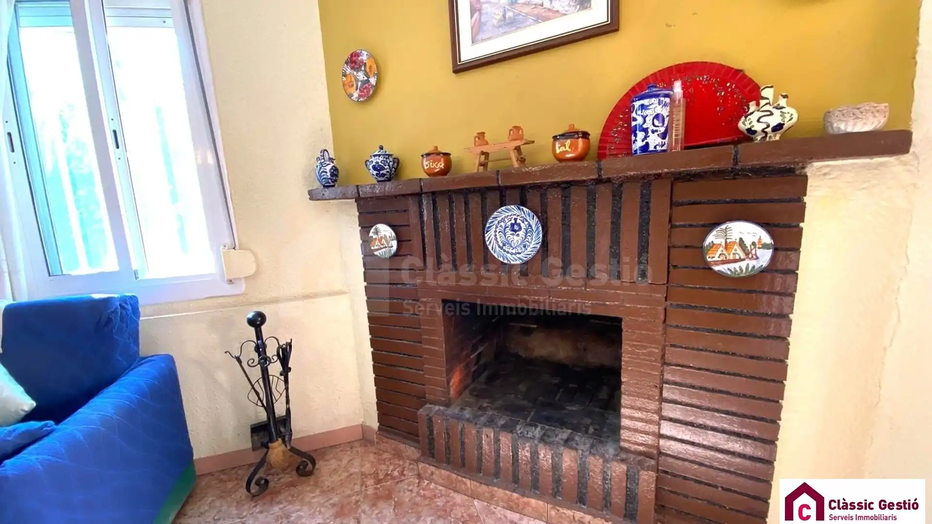 Sala de estar de Casa o chalet en venta en Vacarisses con Trastero