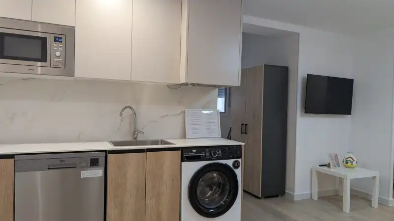 Küche von Wohnung zur Miete in Elche / Elx mit Möbliert, Ofen und Waschmaschine