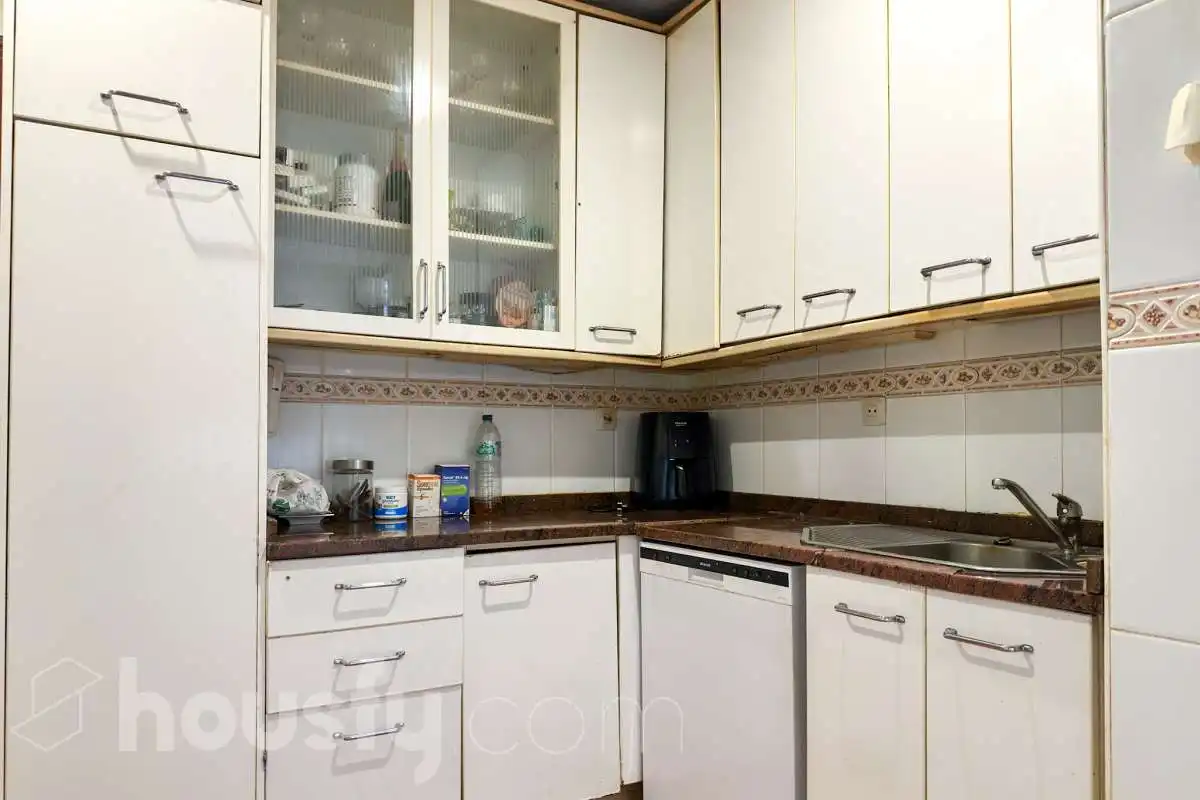 Kitchen of Flat for sale in Móstoles  with Air Conditioner, Terrace and Storage room