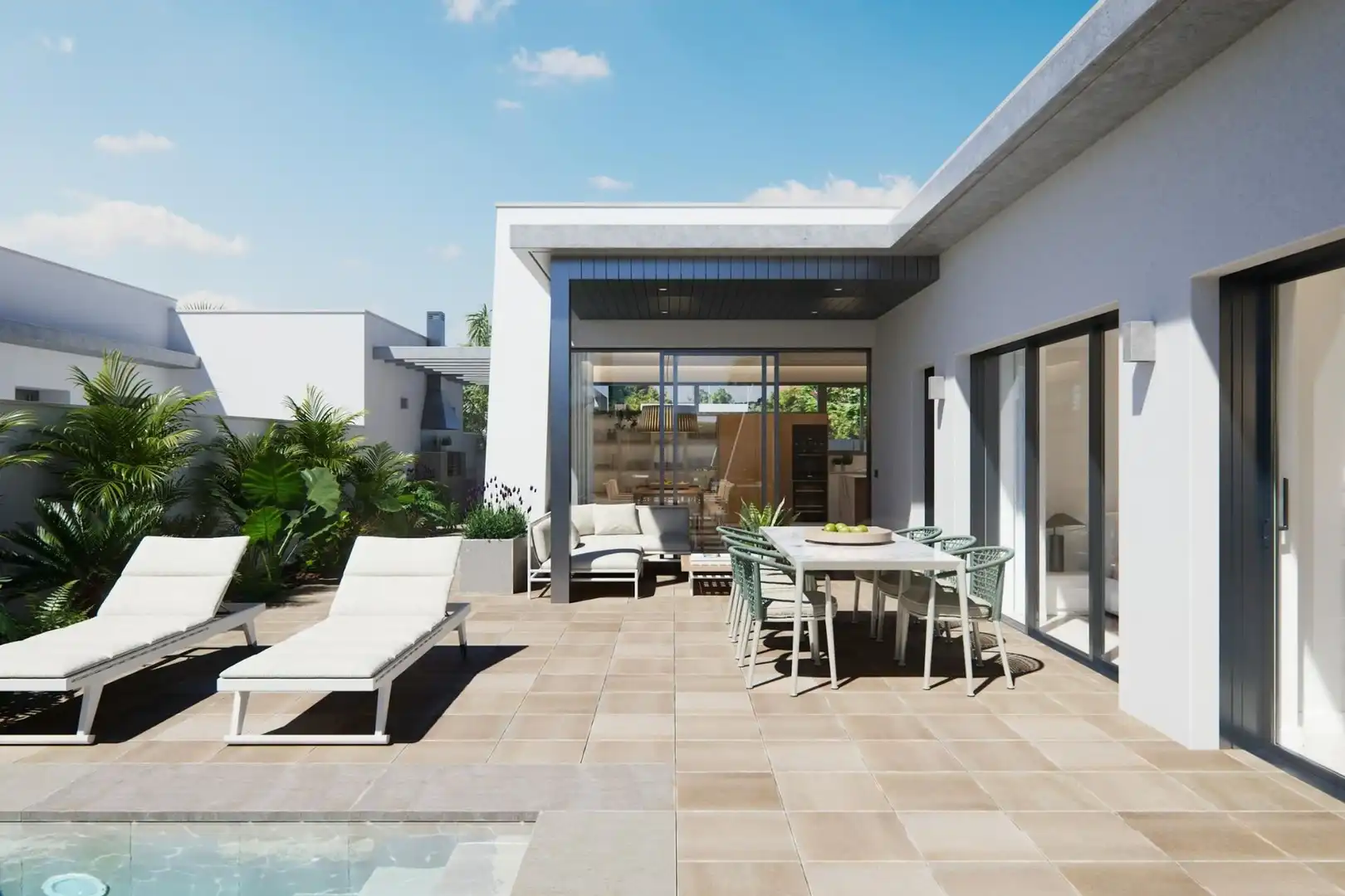 Terraza de Casa o chalet en venta en San Javier ciudad