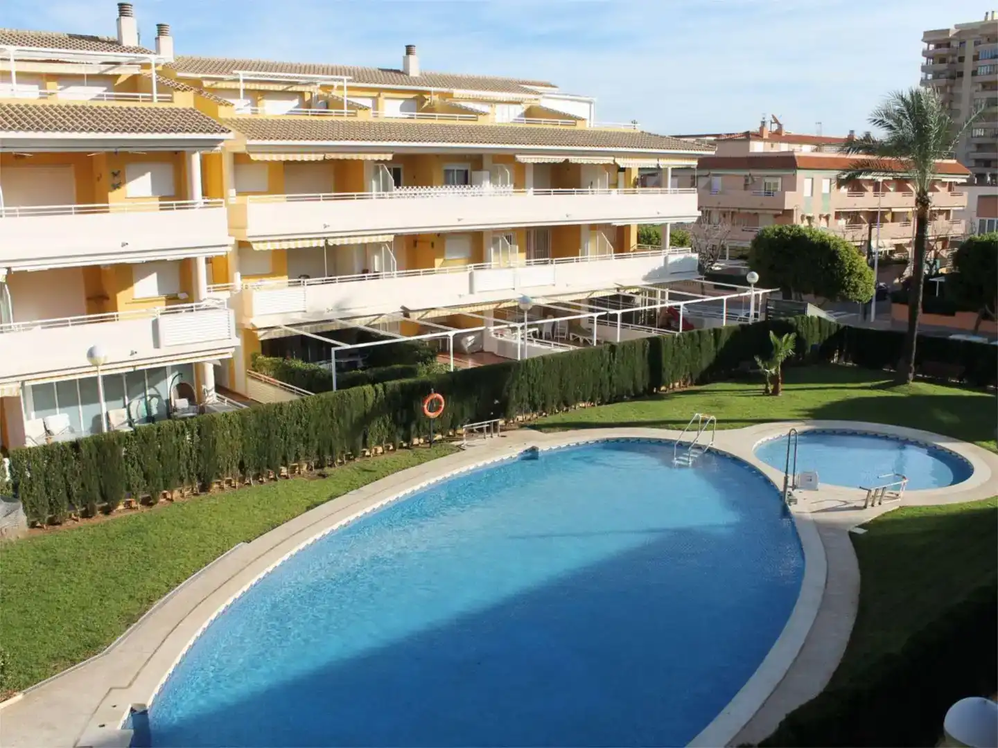 Piscina de Dúplex en venda en Oropesa del Mar / Orpesa amb Aire condicionat, Piscina i Balcó