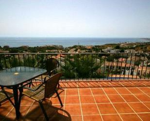 Terrace of Duplex to rent in Benalmádena  with Air Conditioner, Terrace and Furnished