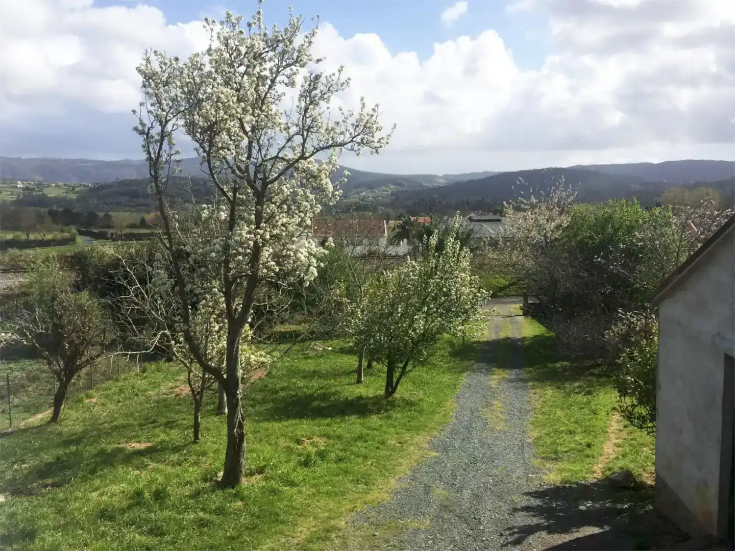 Vista exterior de Pis de lloguer en Narón amb Jardí privat, Parquet i Traster